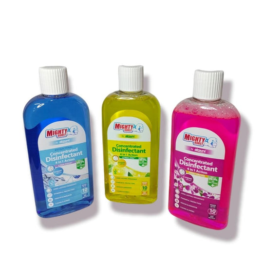 Mighty Burst Concentrated Disinfectant 4 In1 Assorted 240ml  - Case of 12