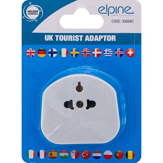 Elpine UK Tourist Adaptor