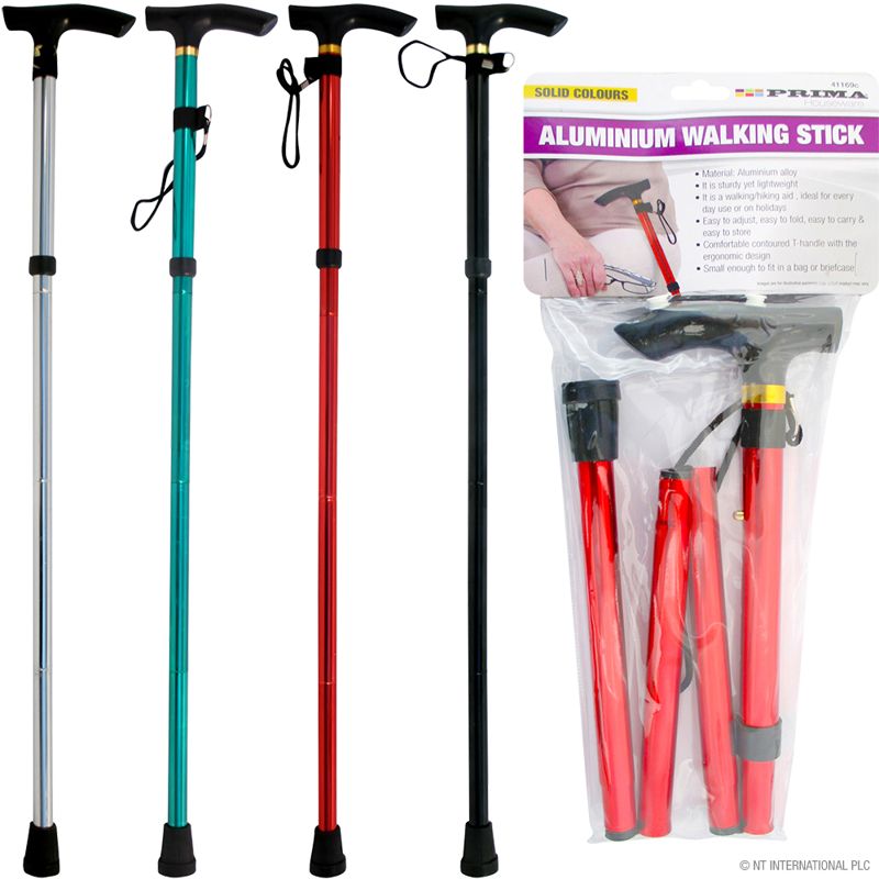 Prima Folding Aluminium Walking Stick Wholesale