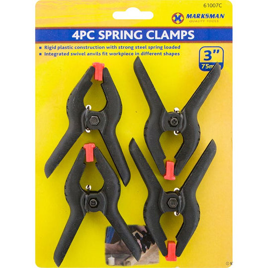 Marksman Spring Clamp Set 3" 4 Pack