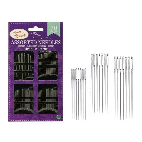 Assorted Sewing Needles 70 Pack