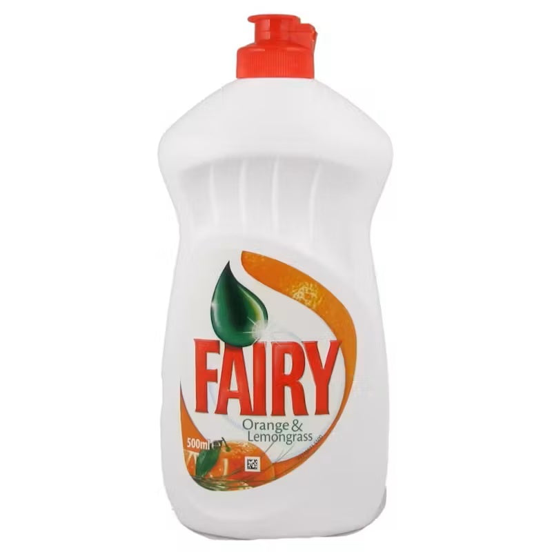 Fairy Washing Up Liquid Oxi Orange & Lemon Grass 500ml Wholesale