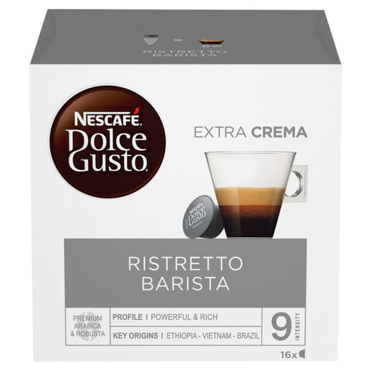 NESCAFÉ Dolce Gusto Espresso Barista coffee pods 16 Pack - Case of 3