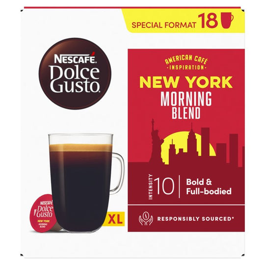 NESCAFÉ Dolce Gusto GRANDE New York coffee pods 18 Pack - Case of 3