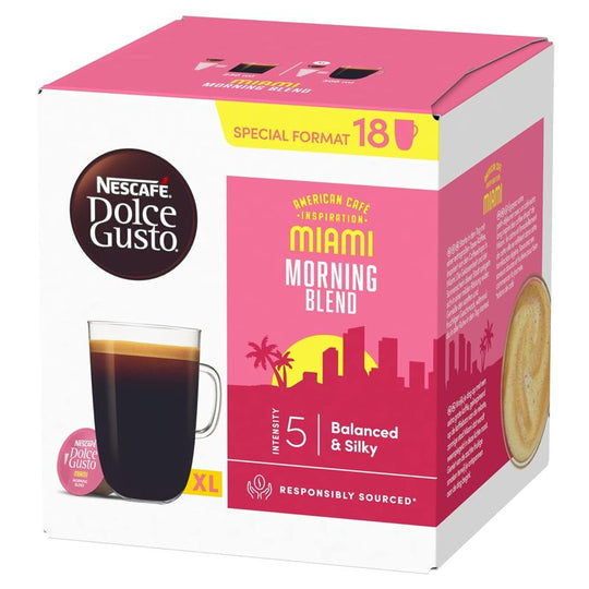 NESCAFÉ Dolce Gusto GRANDE Miami coffee pods 18 Pack - Case of 3