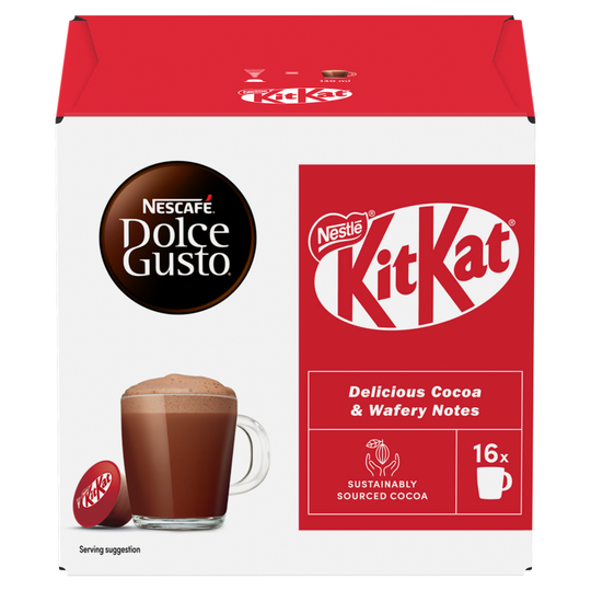 NESCAFÉ Dolce Gusto Kit Kat Chocolate pods 16 Pack - Case of 3