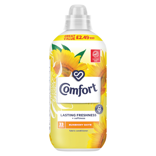 Comfort Fabric Conditioner Sunshiny Days 33w PMP £2.49 - Case of 8