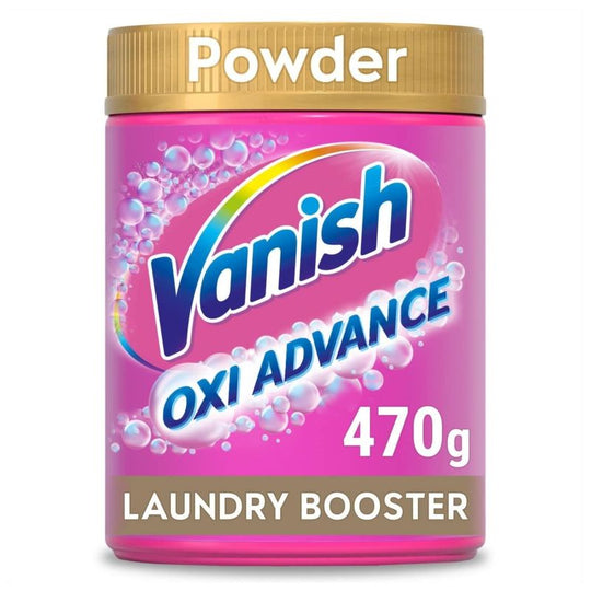 Vanish Gold Powder Pink Oxi Advance Laundry Booster 470g PMP £4.79 - Case of 6