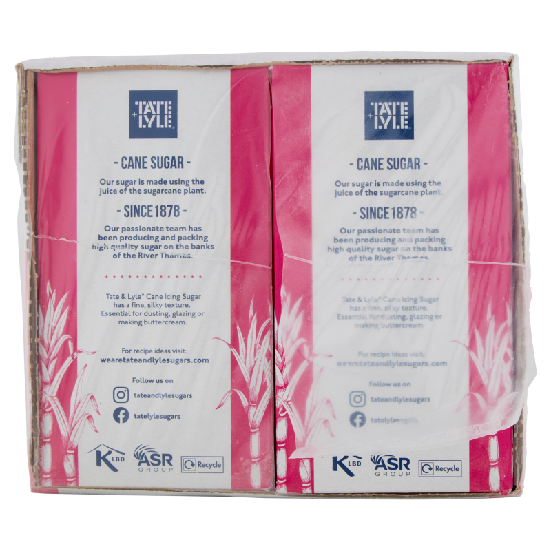 Tate & Lyle Cane Icing Sugar 500g Case of 10 Wholesale