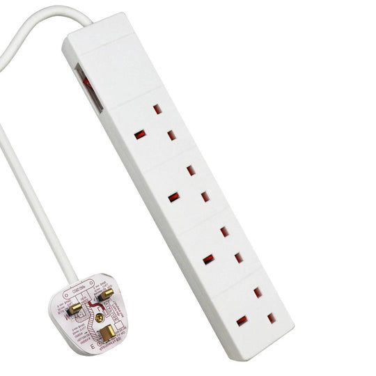 Extra Star Extension Lead 4 Way 2m