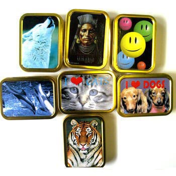 2oz Tobacco tin assorted designs