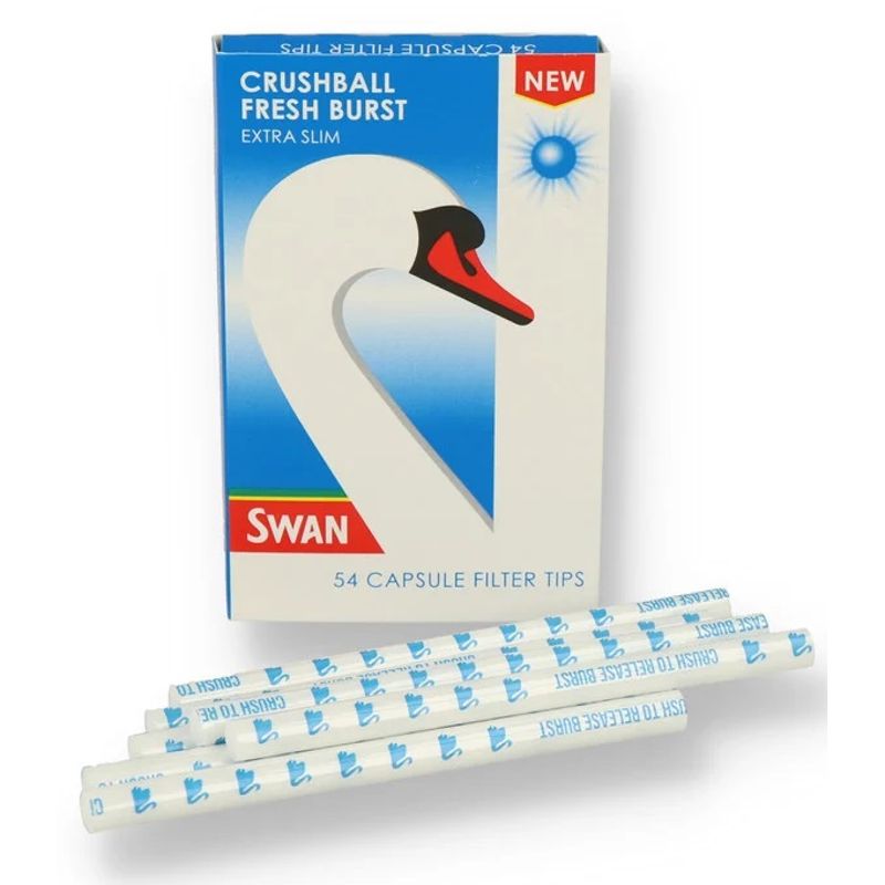 Swan Filter Tips Extra Slim Crushball Fresh Burst Case of 20 Wholesale