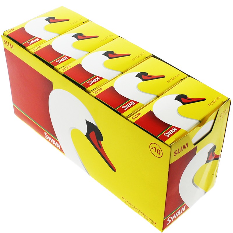 Swan Filter Tips Slimline Loose Case of 10 Wholesale