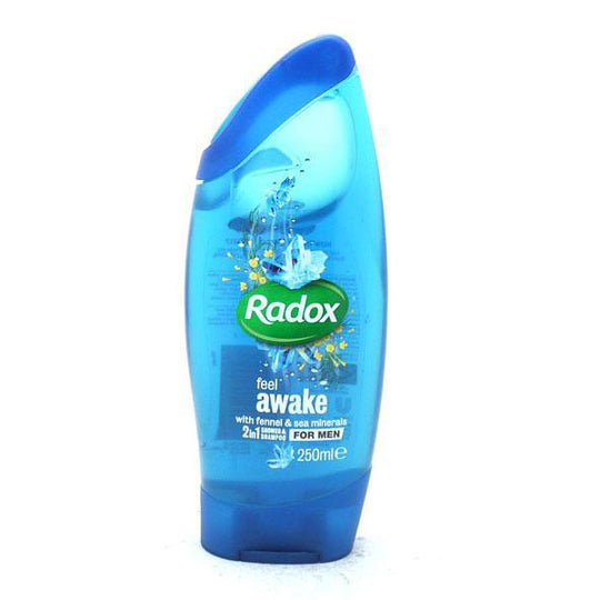 Radox Men 2 in 1 Shower Gel & Shampoo Feel Awake Fennel & Sea Minerals 250ml