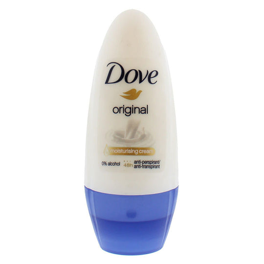 Dove Roll On 48h Anti-perspirant Moisturising Cream Original 50ml - Case of 6