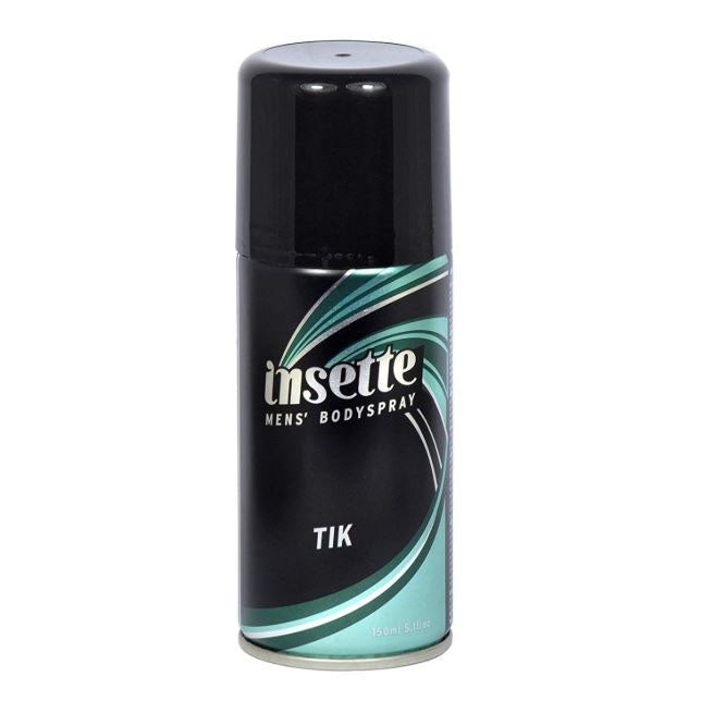 Insette Men's Deodorant Body Spray Tik 150ml Case of 12 Wholesale