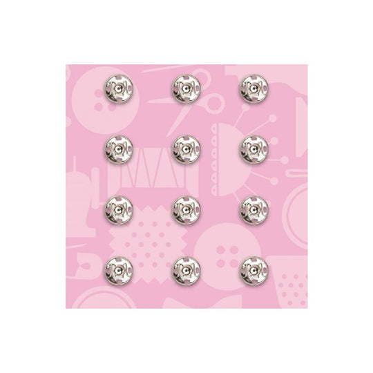 Sewing Box Press Studs Assorted - Case of 12