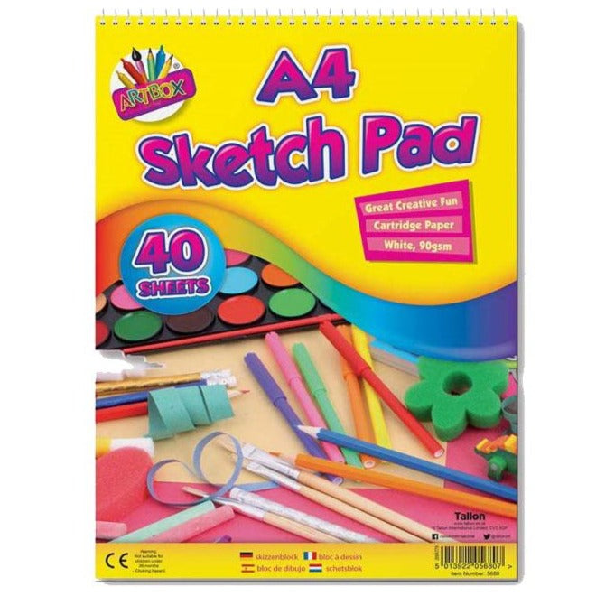 Artbox A4 Sketch Pad 40 Sheets Case of 6 Wholesale