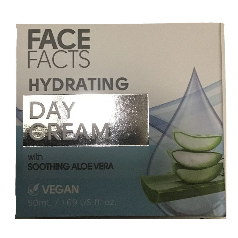 Face Facts Hydrating Day Cream with Aloe Vera 50ml Case of 12 Wholesale