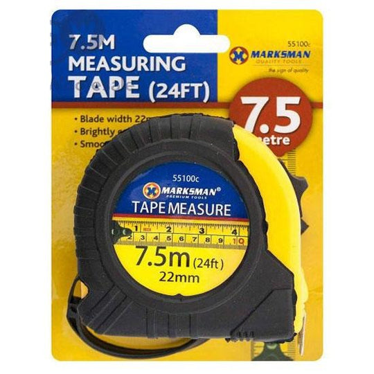 Marksman Tape Measure 7.5m
