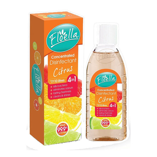 Floella Concentrated Disinfectant Citrus Zest 150ml - Case of 12