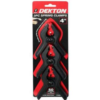 Dekton Spring Clamps 4" 3 Pack