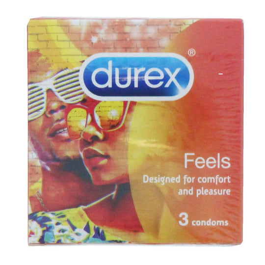 Durex Feels Condoms 3 Pack - Case of 12