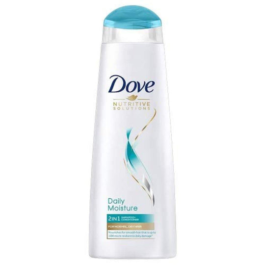 Dove 2 in 1 Shampoo & Conditioner Daily Moisture 400ml - Case of 6