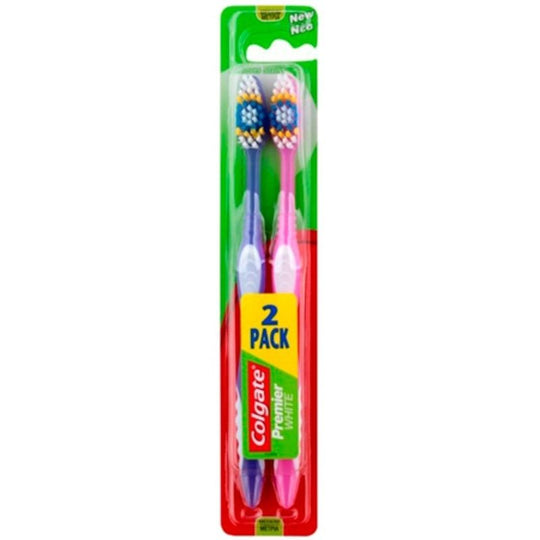 Colgate Toothbrush Premier 2 Pack - Tray of 12