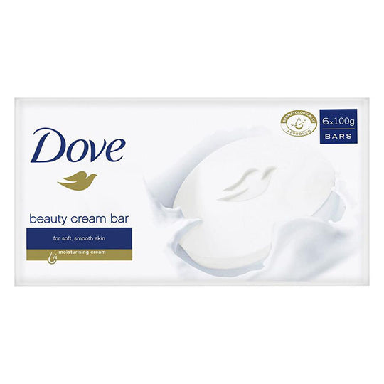 Dove Soap Original Beauty Cream Bar 6 x 100g Six pack