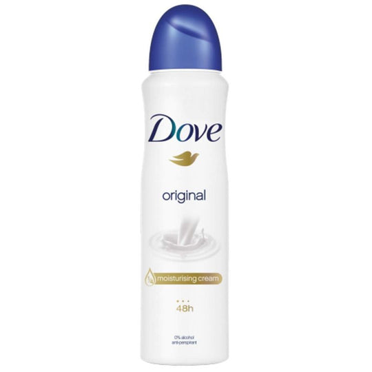 Dove Original Antiperspirant Deodorant Spray 150ml - Case of 6