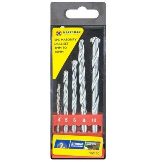 Marksman Masonry Drill Bit Set 5 Piece