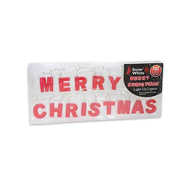 Merry Christmas Sign Lighted 11