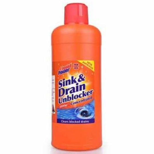 Liquid Power Sink and Drain Unblocker 1 Litre - Case of 12