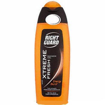 Right Guard Xtreme Shower Gel 250ml Energy Burst