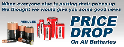 New Lower Prices On Wholesale Batteries