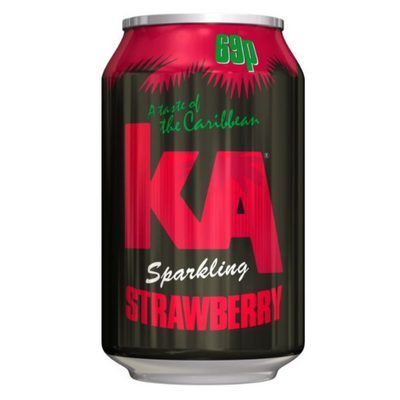 KA Sparkling Strawberry Cans 330ml PMP 69p - Case of 24