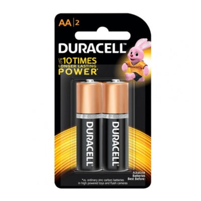 Duracell Basic AA Battery 2 Pack - Case of 20