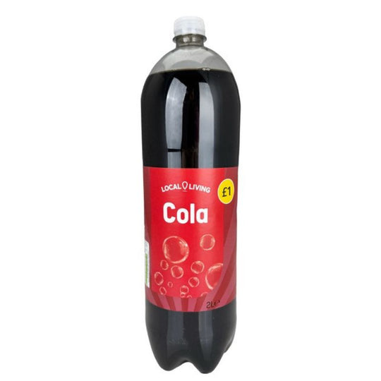 Local Living Fizzy Cola Bottles 2L PM £1 - Case of 6