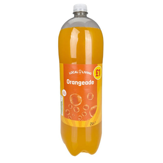 Local Living Fizzy Orangeade Bottles 2L PM £1 - Case of 6
