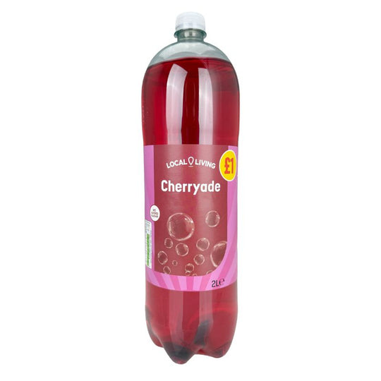 Local Living Fizzy Cherryade Bottles 2L PM £1 - Case of 6