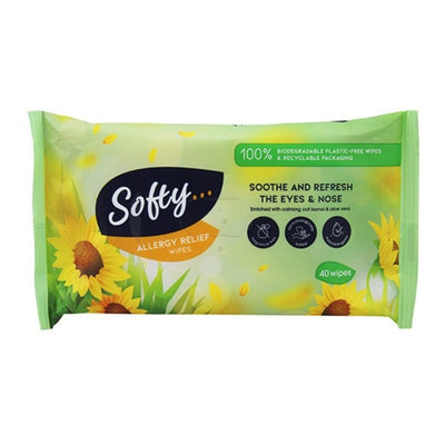 Softy Allergy Relief Wipes 40 Pack - Case of 12