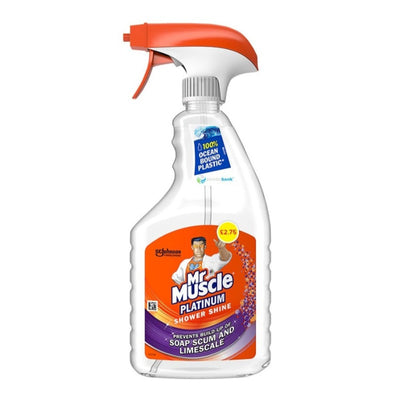 Mr Muscle Platinum Shower Trigger 750ml PMP £2.75 - Case of 6