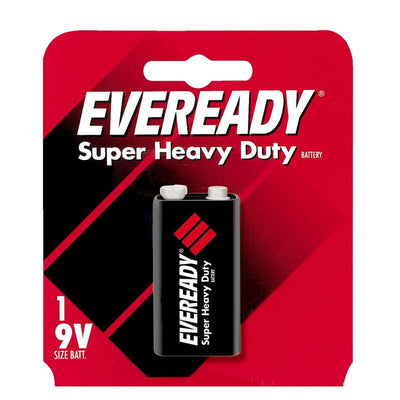 Eveready Super Heavy Duty Battery 9V - Case of 12