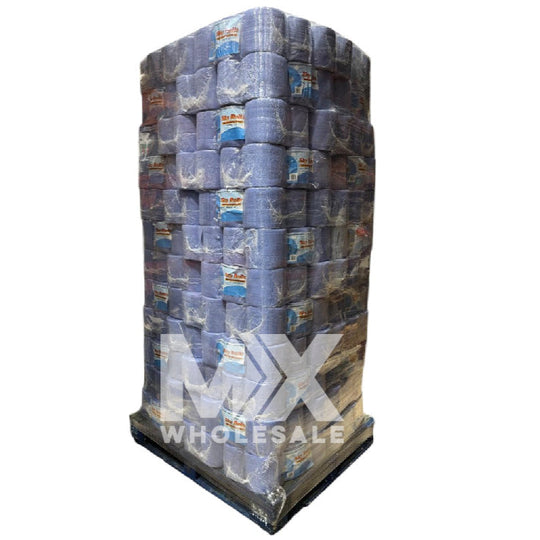 Pallet Deal : 77 x Sky Blue Value Centrefeed Paper Tissue 6 Roll Pack