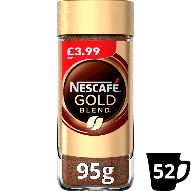 NESCAFÉ Gold Blend Instant Coffee Signature Jar 95g PM £3.99