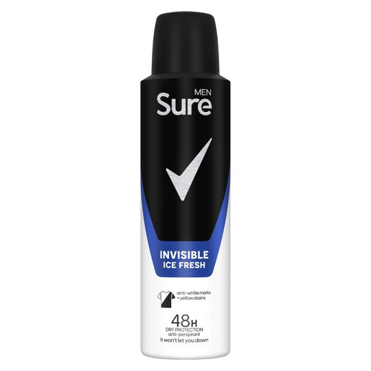 Sure Men Anti Perspirant Ice Fresh 150ml - Case of 6