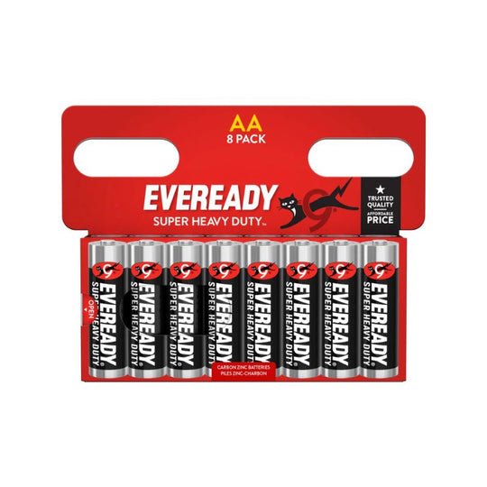Eveready Super Heavy Duty AA 8 Pack - Case of 20