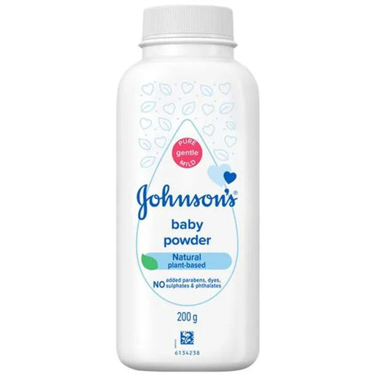 Johnson's Baby Regular Natural Powder 200g - Case of 6