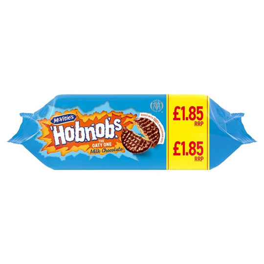 McVitie's Milk Chocolate Hobnobs Biscuits 262g PMP £1.85 - Case of 15